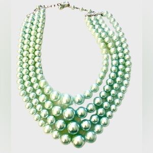 Vintage costume jewelry faux pearls.